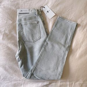 Seven for all mankind high waist slim fit jean size 26